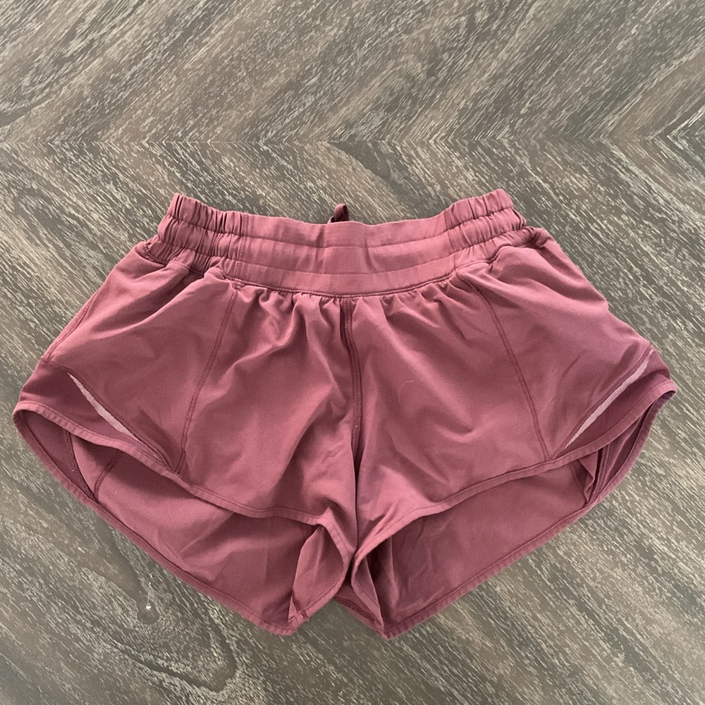Lululemon Athletica Dusty BURGANDY Athletic Shorts